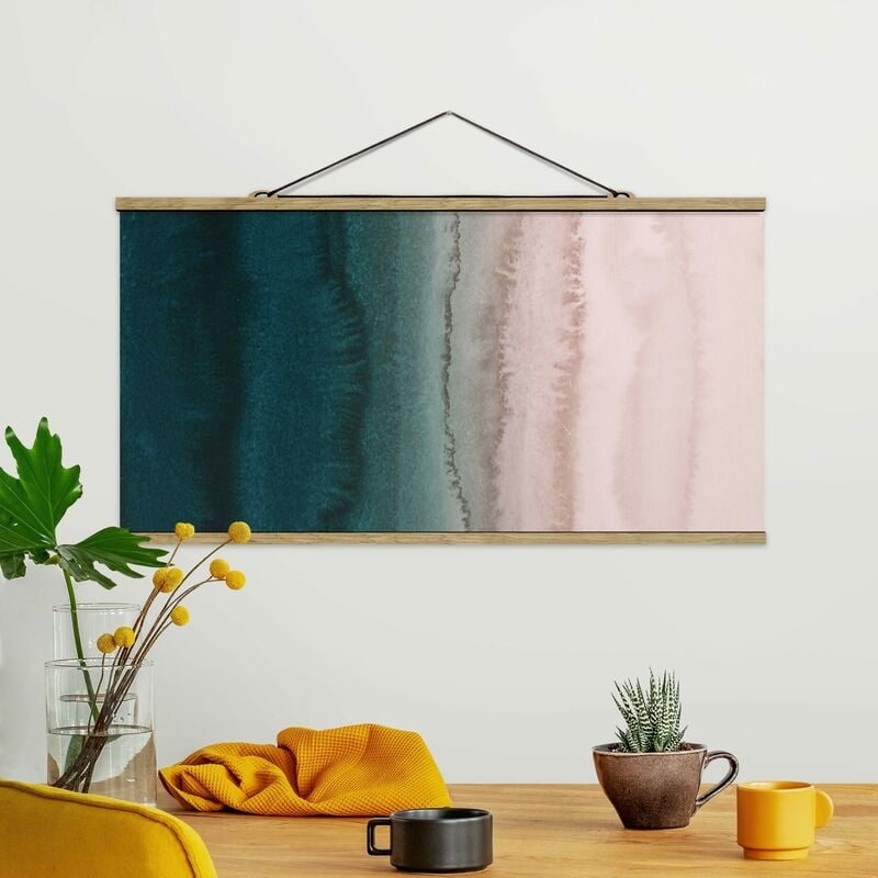 

Imagen de tela - Play Of Colours Sound Of The Ocean - Apaisado 1:2 Dimensión LxA: 40cm x 80cm