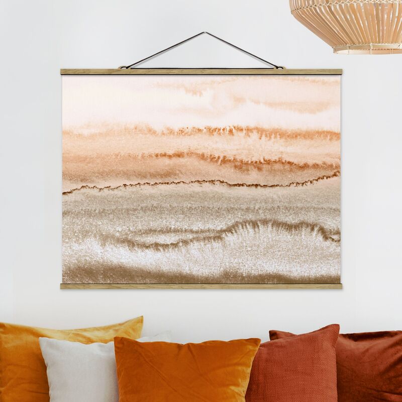 

Imagen de tela - Play Of Colours Sound Of The Ocean In Sepia-Colours - Apaisado 3:4 Dimensión LxA: 26cm x 35cm