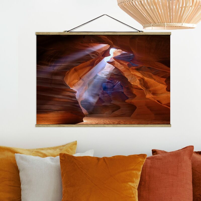 

Imagen de tela - Play Of Light In Antelope Canyon - Apaisado 2:3 Dimensión LxA: 53.5cm x 80cm