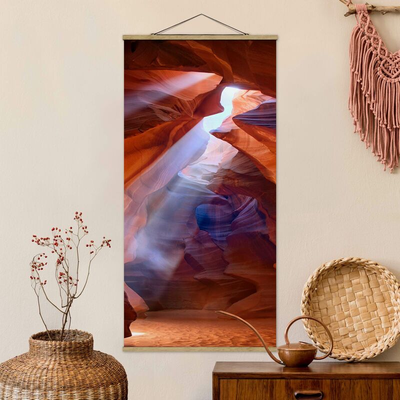 

Imagen de tela - Play Of Light In Antelope Canyon - Alto 2:1 Dimensión LxA: 100cm x 50cm