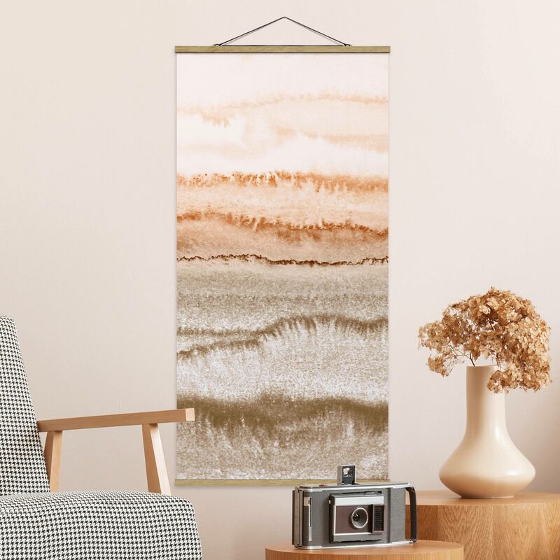 

Imagen de tela - Play Of Colours Sound Of The Ocean In Sepia-Colours - Alto 2:1 Dimensión LxA: 70cm x 35cm