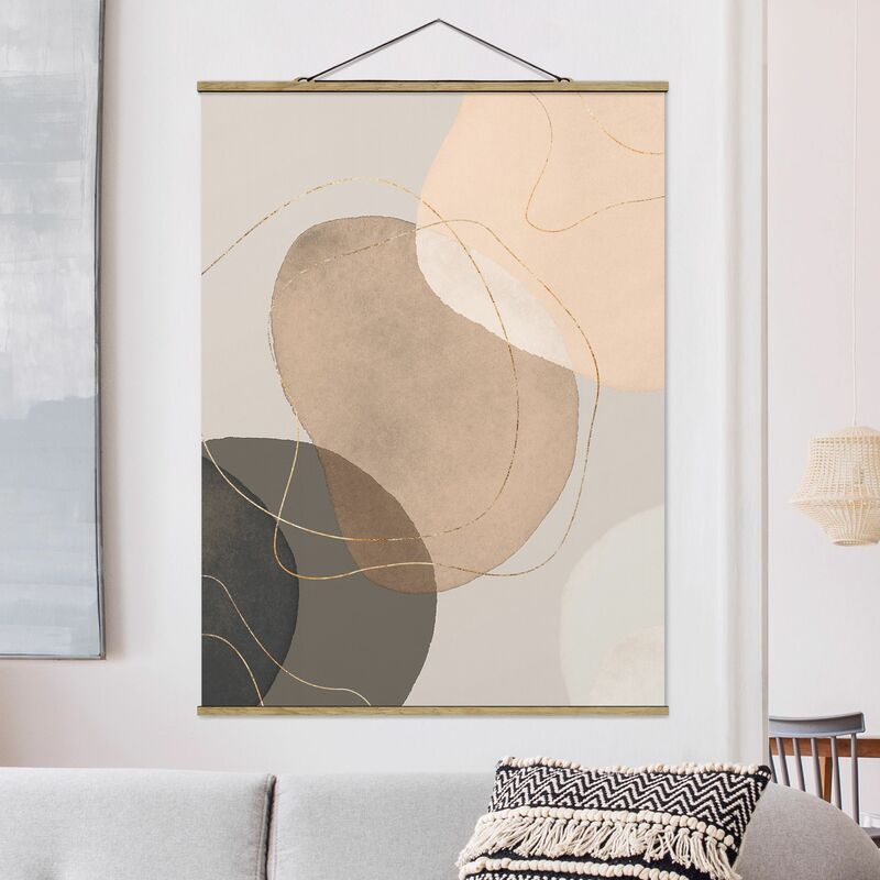 

Imagen de tela - Playful Impression In Beige - Alto 4:3 Dimensión LxA: 106.5cm x 80cm