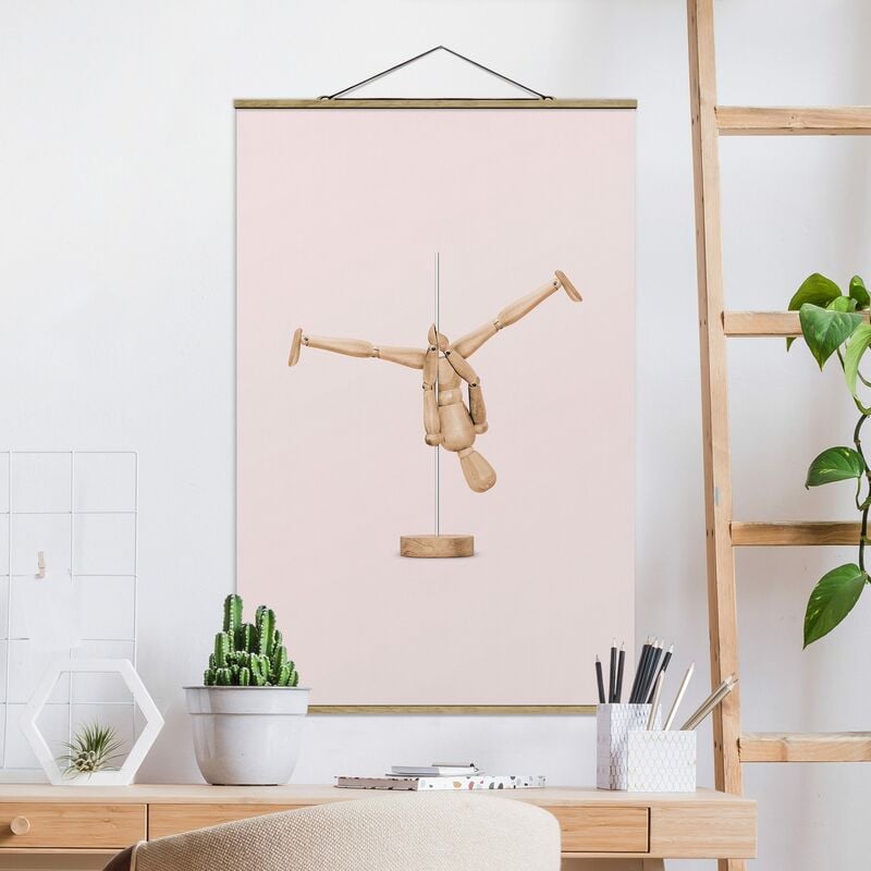 

Imagen de tela - Pole Dance With Wooden Figure - Alto 3:2 Dimensión LxA: 150cm x 100cm