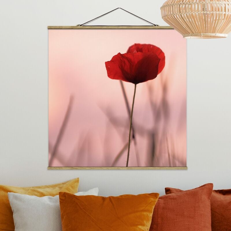 

Imagen de tela - Poppy Flower In Twilight - Cuadrado 1:1 Dimensión LxA: 100cm x 100cm