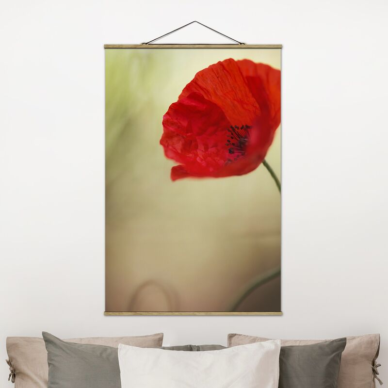 

Imagen de tela - Poppy Flower In The Garden - Alto 3:2 Dimensión LxA: 150cm x 100cm