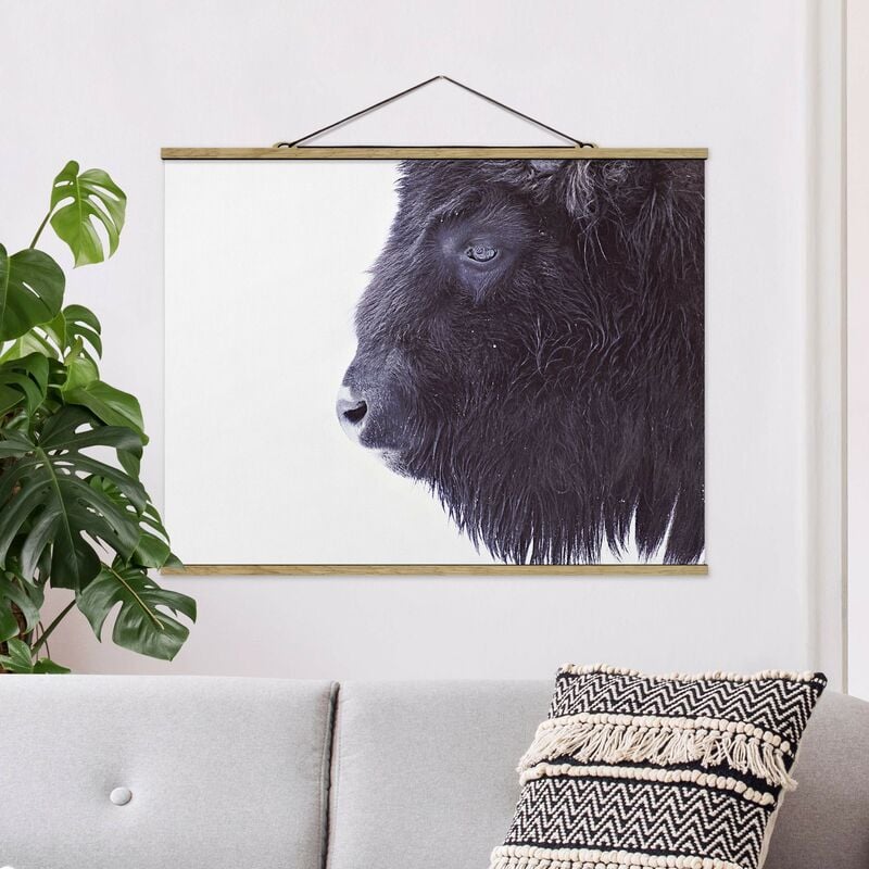 

Imagen de tela - Portrait Of A Black Buffalo - Apaisado 3:4 Dimensión LxA: 60cm x 80cm
