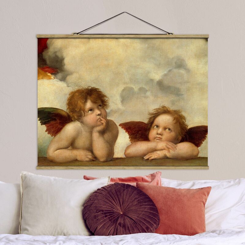 

Imagen de tela - Raphael - Two Angels - Apaisado 3:4 Dimensión LxA: 75cm x 100cm