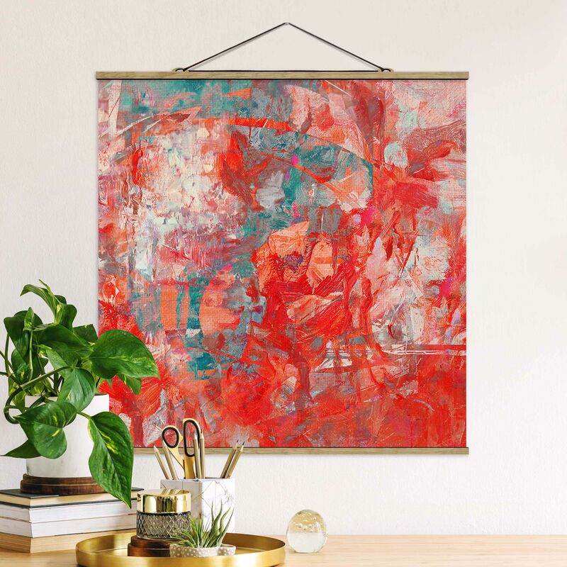 

Imagen de tela - Red Fire Dance - Cuadrado 1:1 Dimensión LxA: 80cm x 80cm