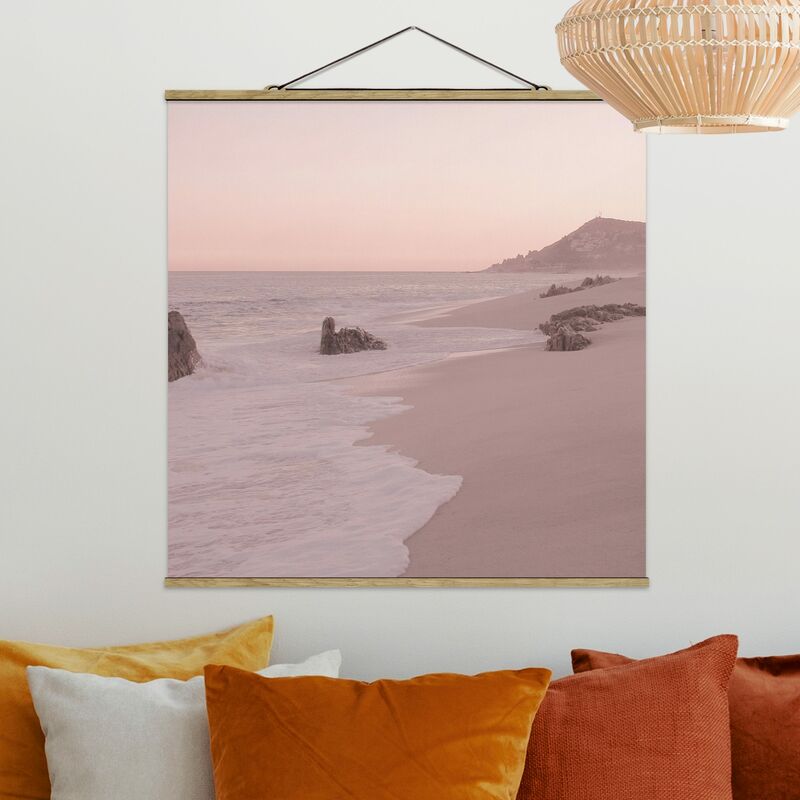 

Imagen de tela - Reddish Golden Beach - Cuadrado 1:1 Dimensión LxA: 80cm x 80cm