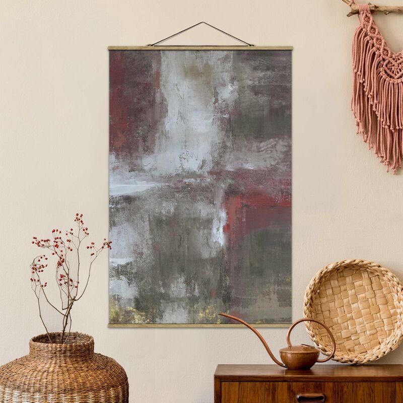

Imagen de tela - Red Structure With Golden Accents - Alto 3:2 Dimensión LxA: 52.5cm x 35cm