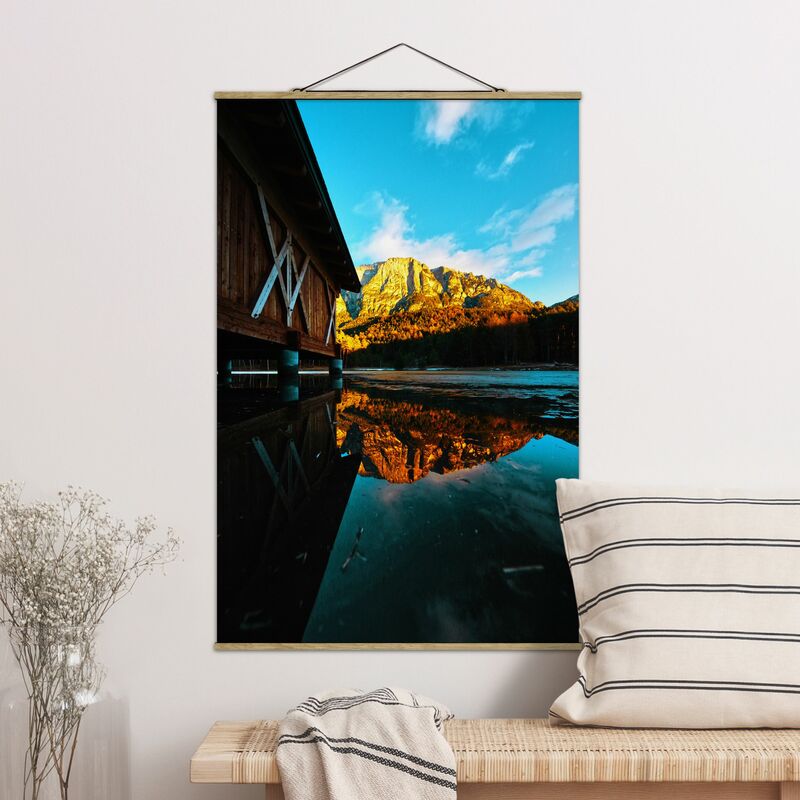 

Imagen de tela - Reflected Mountains In the Dolomites - Alto 3:2 Dimensión LxA: 52.5cm x 35cm