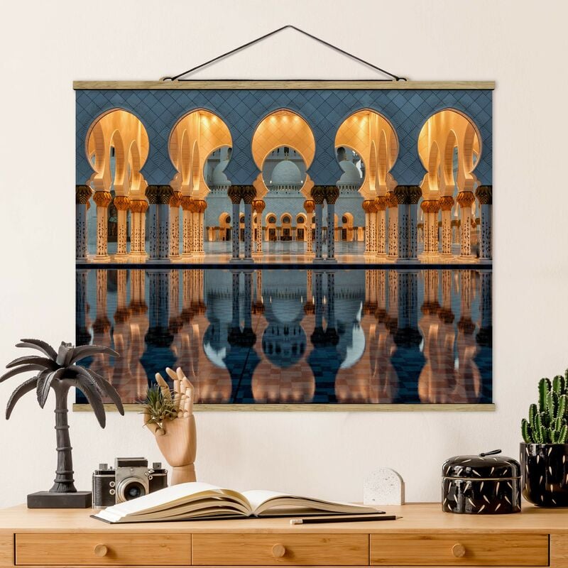 

Imagen de tela - Reflections In The Mosque - Apaisado 3:4 Dimensión LxA: 37.5cm x 50cm