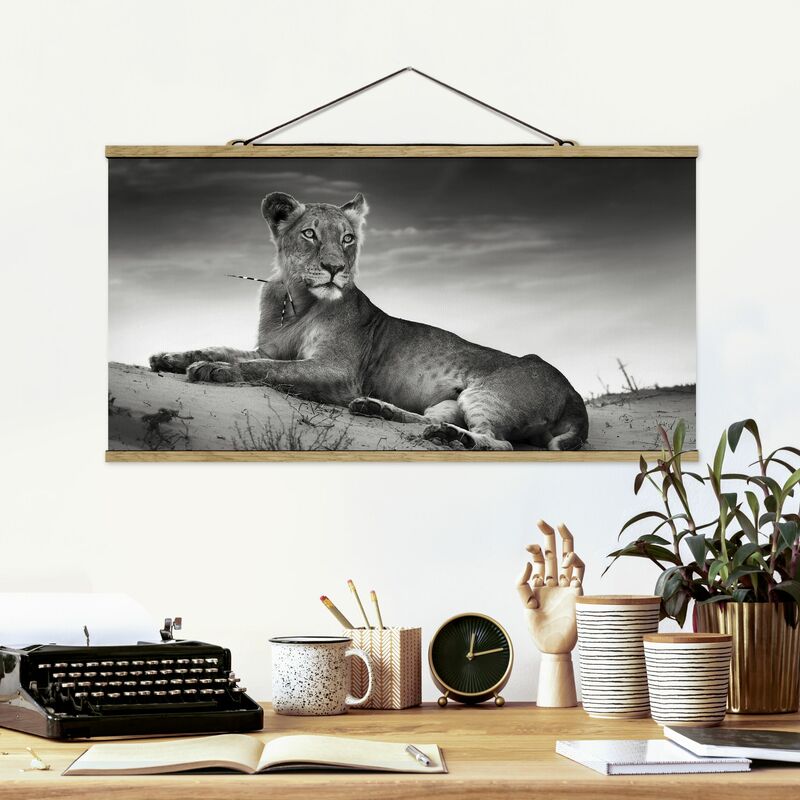 

Imagen de tela - Resting Lion - Apaisado 1:2 Dimensión LxA: 25cm x 50cm