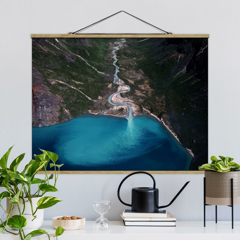 

Imagen de tela - River In Greenland - Apaisado 3:4 Dimensión LxA: 60cm x 80cm