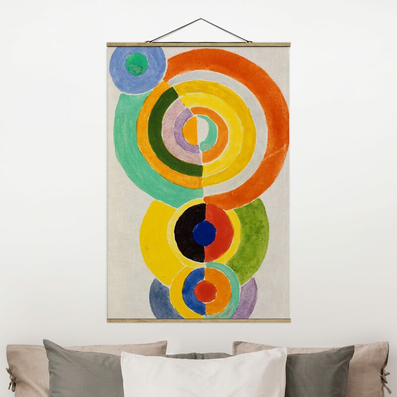 

Imagen de tela - Robert Delaunay - Rhythm I - Alto 3:2 Dimensión LxA: 75cm x 50cm