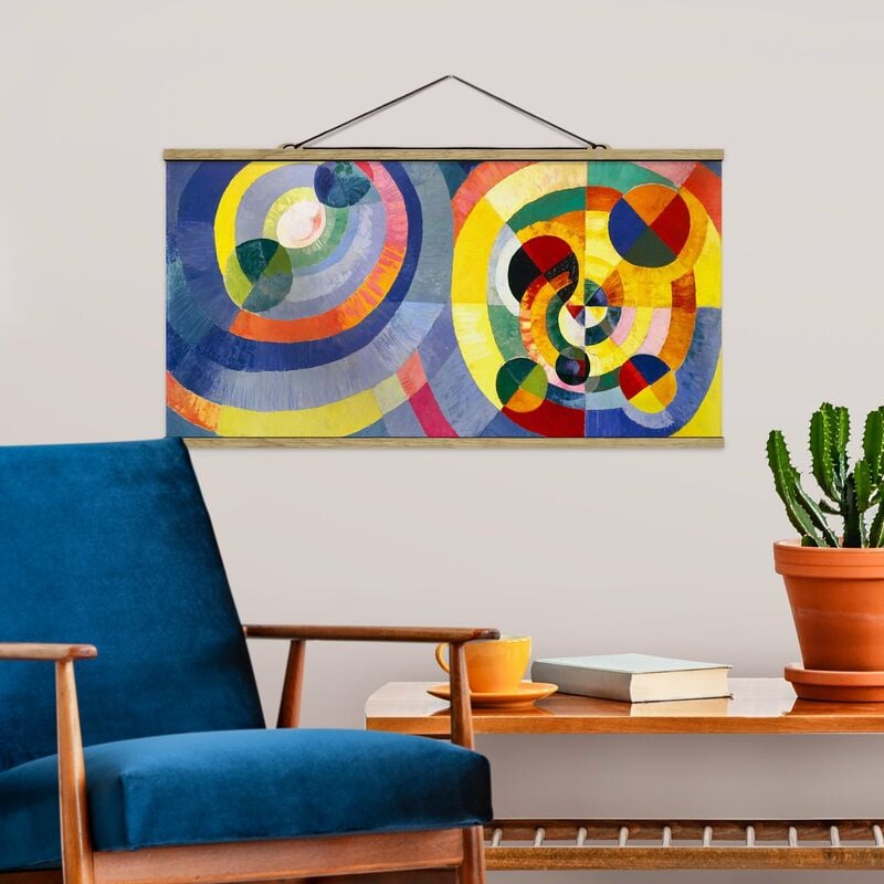 

Imagen de tela - Robert Delaunay - Forme Circulaire - Apaisado 1:2 Dimensión LxA: 40cm x 80cm