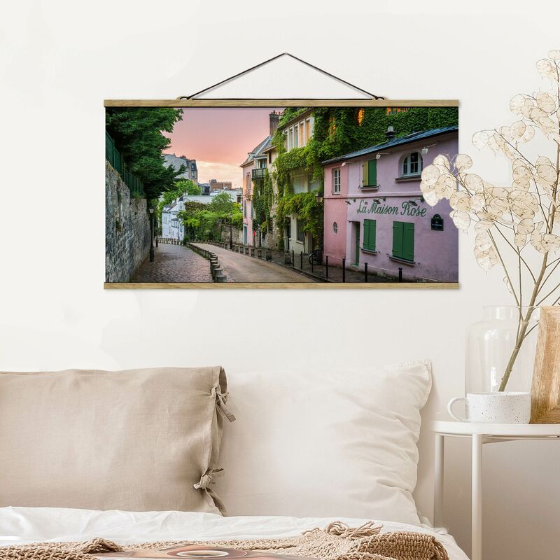 

Imagen de tela - Rose Coloured Twilight In Paris - Apaisado 1:2 Dimensión LxA: 50cm x 100cm