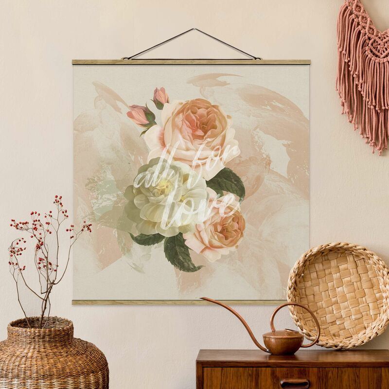 

Imagen de tela - Roses - All for Love - Cuadrado 1:1 Dimensión LxA: 80cm x 80cm