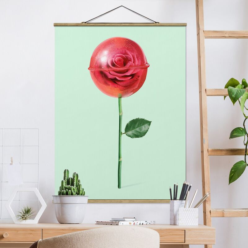 

Imagen de tela - Rose With Lollipop - Alto 4:3 Dimensión LxA: 46.5cm x 35cm