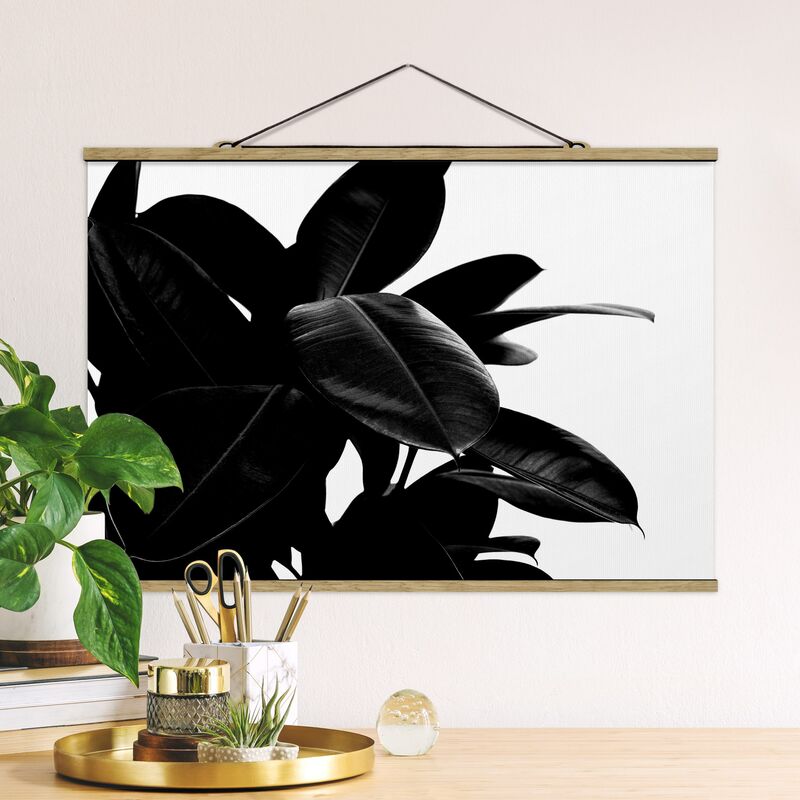

Imagen de tela - Rubber Tree Black And White - Apaisado 2:3 Dimensión LxA: 66.5cm x 100cm