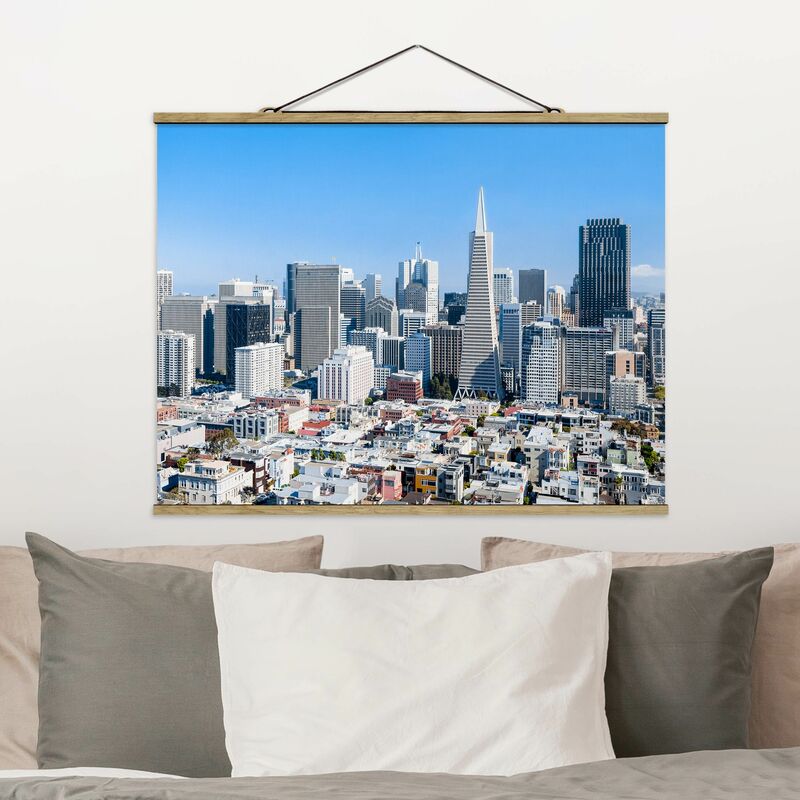 

Imagen de tela - San Francisco Skyline - Apaisado 3:4 Dimensión LxA: 60cm x 80cm