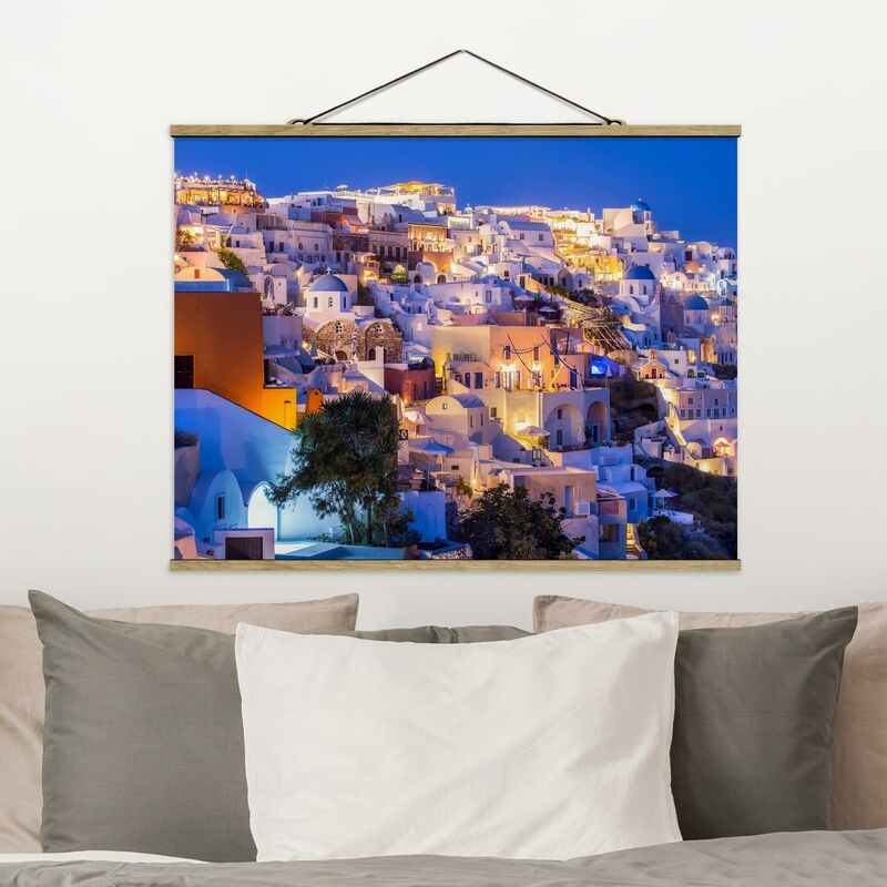 

Imagen de tela - Santorini At Night - Apaisado 3:4 Dimensión LxA: 60cm x 80cm