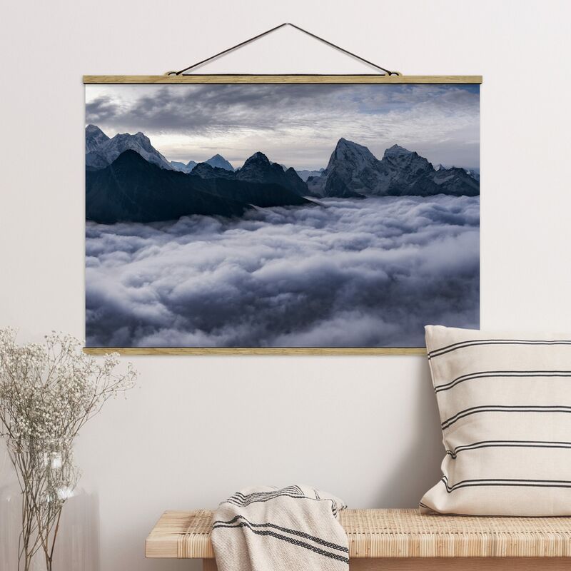 

Imagen de tela - Sea Of Clouds In The Himalayas - Apaisado 2:3 Dimensión LxA: 66.5cm x 100cm