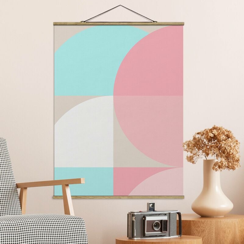 

Imagen de tela - Scandinavian Shapes In Pastel ll - Alto 4:3 Dimensión LxA: 133.5cm x 100cm