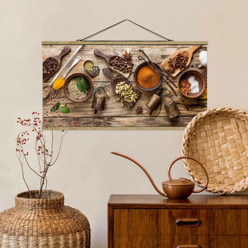 

Imagen de tela - Seasoning - Apaisado 1:2 Dimensión LxA: 50cm x 100cm