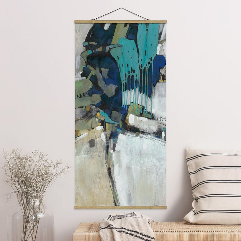 

Imagen de tela - Separation Turquoise I - Alto 2:1 Dimensión LxA: 70cm x 35cm