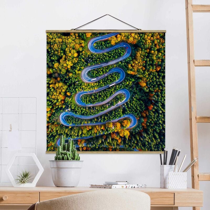 

Imagen de tela - Serpentine In The Transylvanian Woods - Cuadrado 1:1 Dimensión LxA: 80cm x 80cm