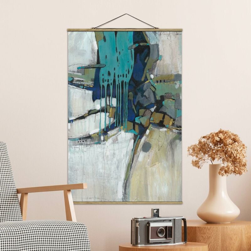 

Imagen de tela - Separation Turquoise II - Alto 3:2 Dimensión LxA: 150cm x 100cm