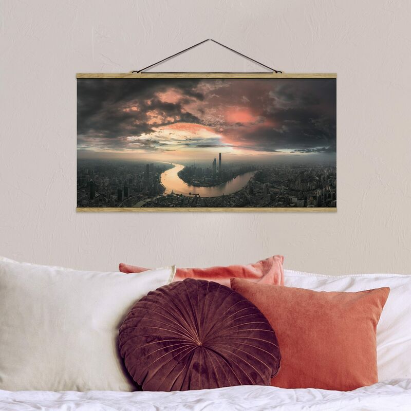 

Imagen de tela - Shanghai Morning - Apaisado 1:2 Dimensión LxA: 25cm x 50cm