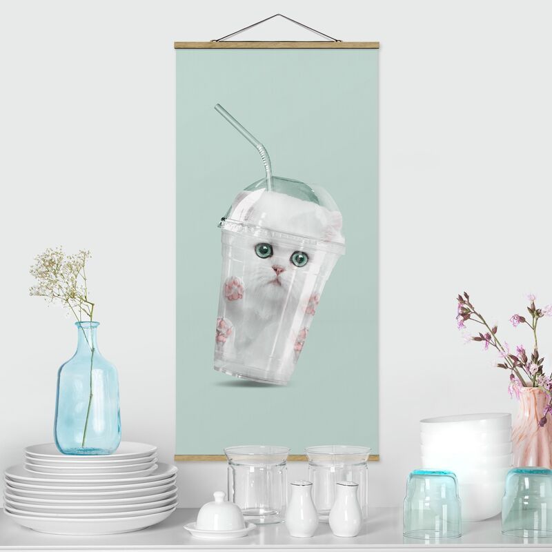 

Imagen de tela - Shake With Cat - Alto 2:1 Dimensión LxA: 70cm x 35cm