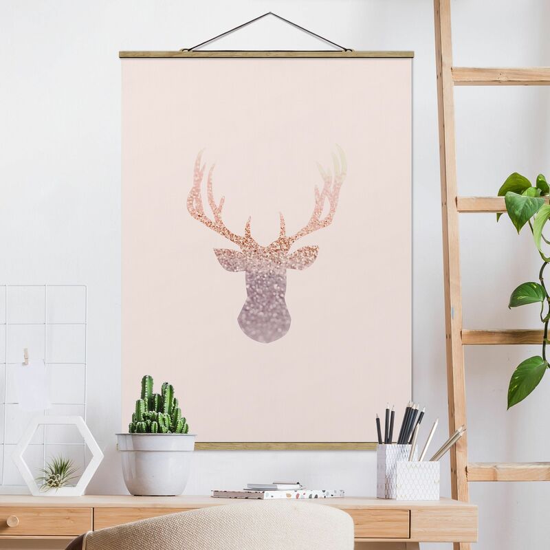 

Imagen de tela - Shimmering Deer - Alto 4:3 Dimensión LxA: 106.5cm x 80cm