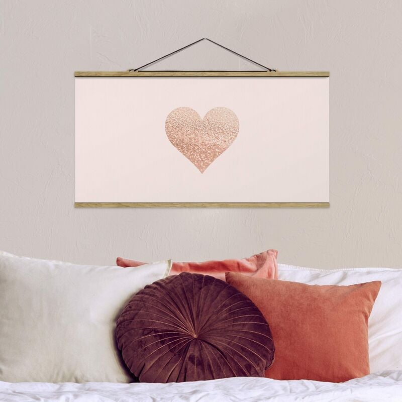 

Imagen de tela - Shimmering Heart - Apaisado 1:2 Dimensión LxA: 40cm x 80cm