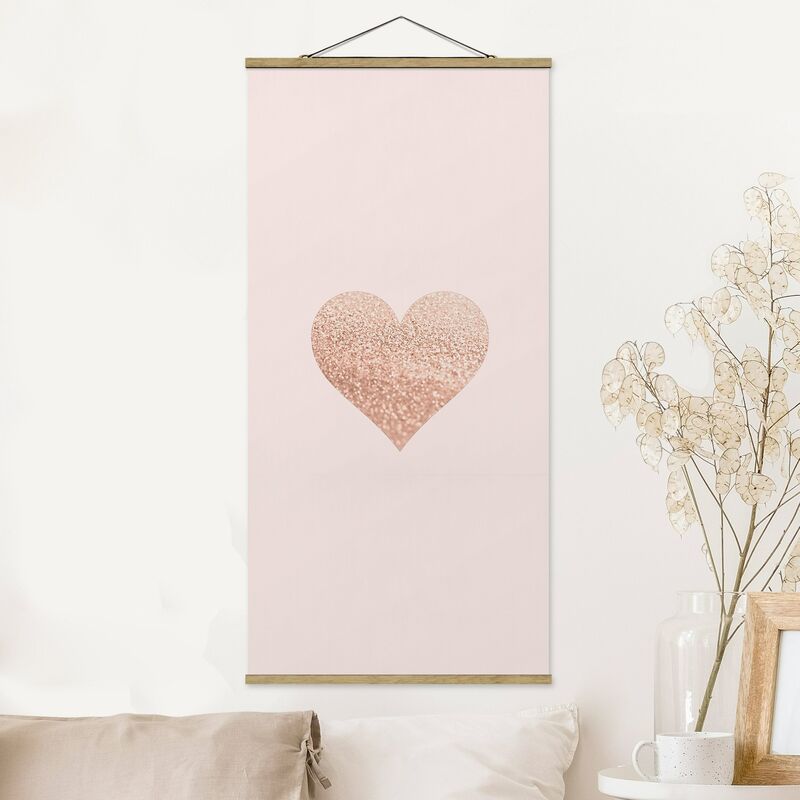 

Imagen de tela - Shimmering Heart - Alto 2:1 Dimensión LxA: 100cm x 50cm