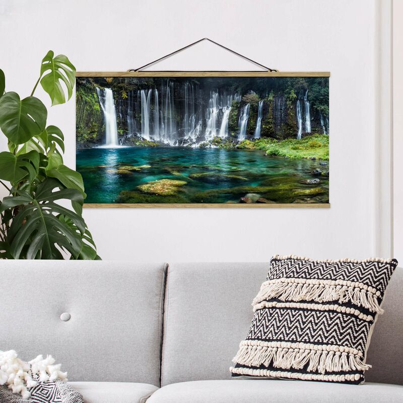 

Imagen de tela - Shiraito Waterfall - Apaisado 1:2 Dimensión LxA: 25cm x 50cm