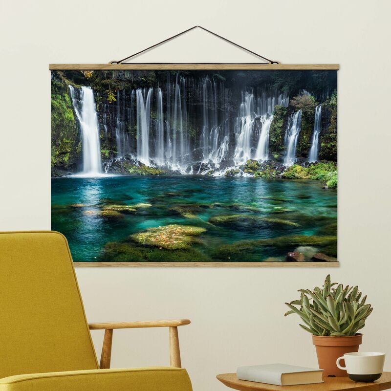 

Imagen de tela - Shiraito Waterfall - Apaisado 2:3 Dimensión LxA: 66.5cm x 100cm