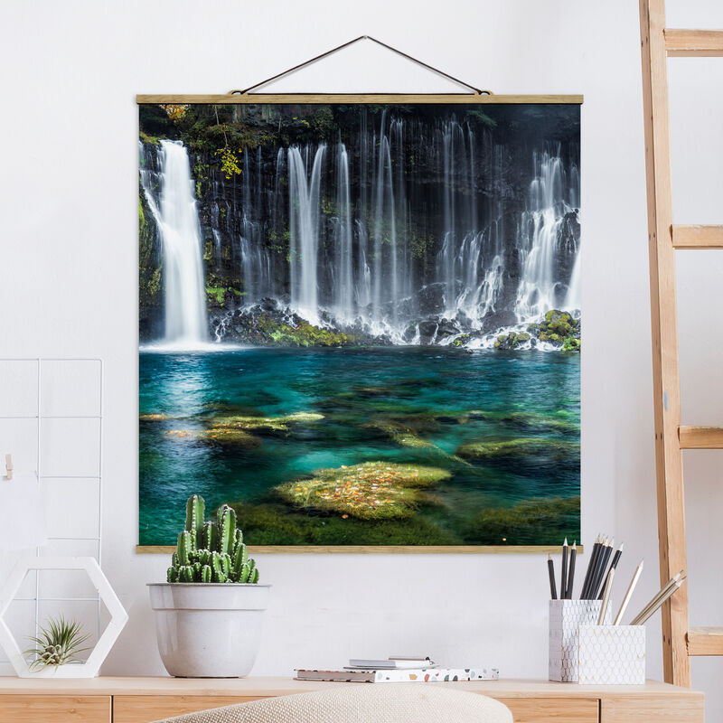 

Imagen de tela - Shiraito Waterfall - Cuadrado 1:1 Dimensión LxA: 50cm x 50cm