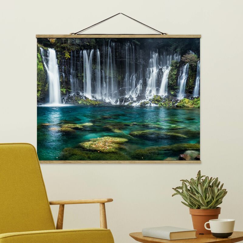 

Imagen de tela - Shiraito Waterfall - Apaisado 3:4 Dimensión LxA: 75cm x 100cm