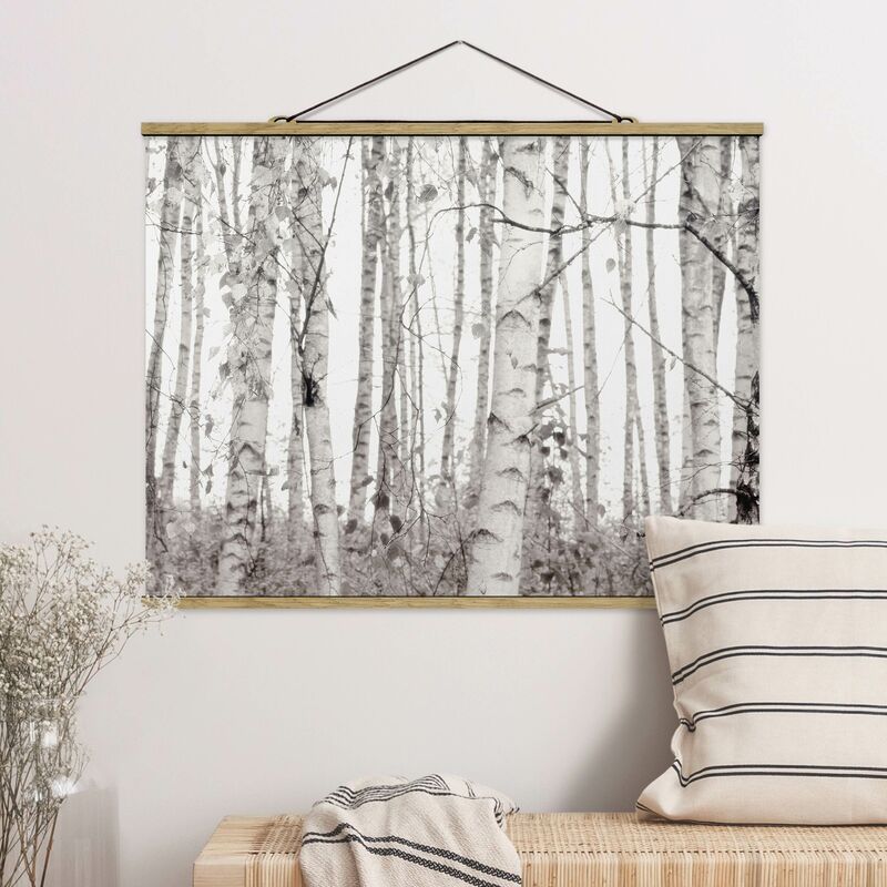 

Imagen de tela - Silver Birch Tree In White Light - Apaisado 3:4 Dimensión LxA: 75cm x 100cm