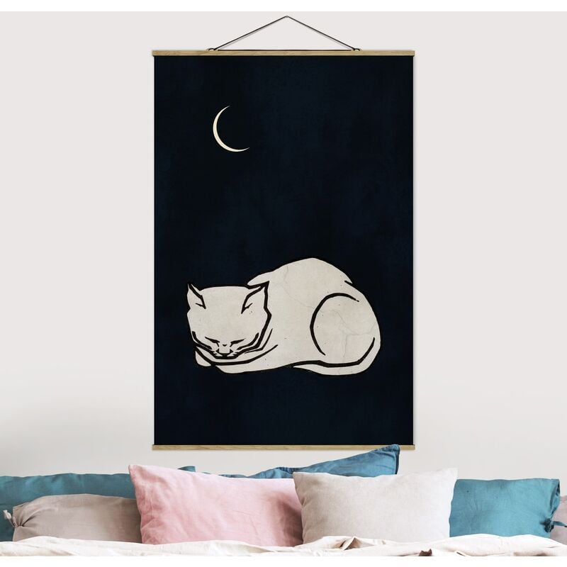 

Imagen de tela - Sleeping Cat Illustration - Alto 3:2 Dimensión LxA: 52.5cm x 35cm