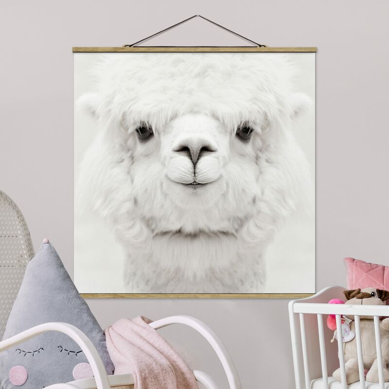 

Imagen de tela - Smiling Alpaca - Cuadrado 1:1 Dimensión LxA: 50cm x 50cm
