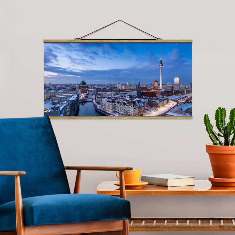 

Imagen de tela - Snow In Berlin - Apaisado 1:2 Dimensión LxA: 50cm x 100cm