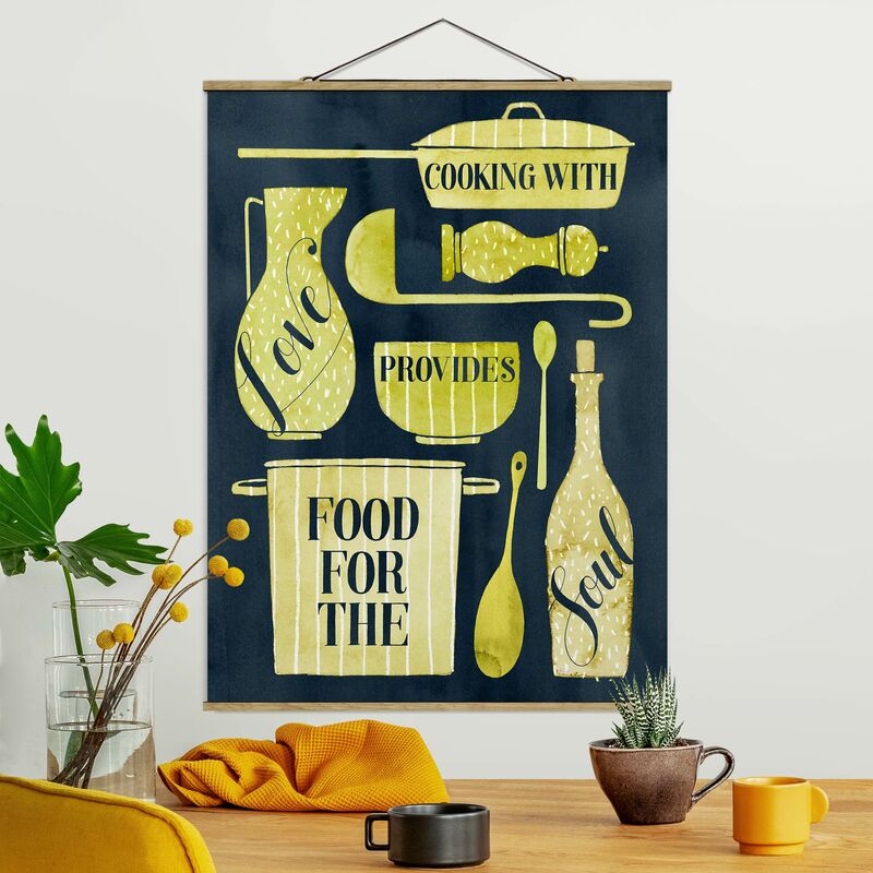 

Imagen de tela - Soul Food - With Love - Alto 4:3 Dimensión LxA: 46.5cm x 35cm