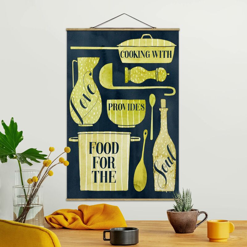 

Imagen de tela - Soul Food - With Love - Alto 3:2 Dimensión LxA: 52.5cm x 35cm
