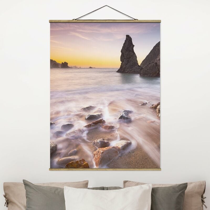 

Imagen de tela - Spanish Beach At Sunrise - Alto 4:3 Dimensión LxA: 133.5cm x 100cm