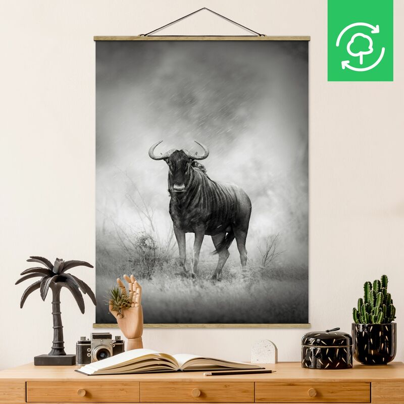 

Imagen de tela - Staring Wildebeest - Alto 4:3 Dimensión LxA: 46.5cm x 35cm
