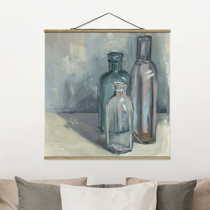 

Imagen de tela - Still Life With Glass Bottles I - Cuadrado 1:1 Dimensión LxA: 100cm x 100cm